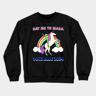 Say No To MAGA, Vote Blue 2024 Crewneck Sweatshirt